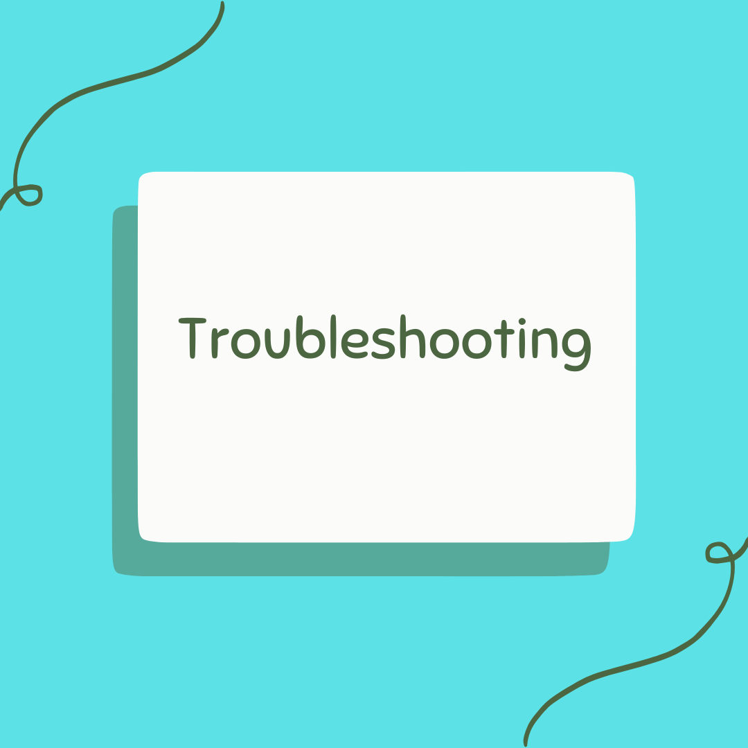 Troubleshootings